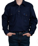 JUST COUNTRY
Boy's - Lachlan - navy 1/2 Button
30303NVY-XSML.
Regular price $34.95