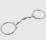 BAR H Small Port D Snaffle w Tongue relief