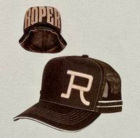 Roper logo truckers cap