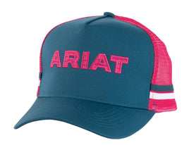 Ariat Arrow Trucker Cap Navy/ Pink