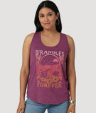 WOMEN'S WRANGLER FOREVER WILD & FREE RACERBACK TANK 112328867