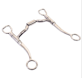 Stainless Steel Med Port Shank Bit W/Roller
Vendor:  Bar H Equine
SKU:  JKBIT178