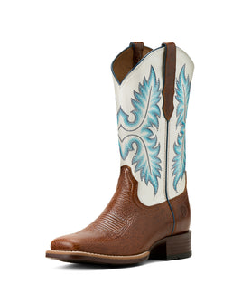 Ariat Women's Canyon Point Western Boot - Gingersnap/White Icing