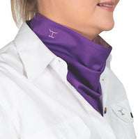 Scarf double sided Carlee Just Country Carlee Double Sided Scarf - Lavender Posey/Purple