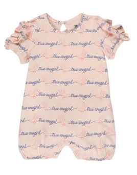 Wrangler America baby girls Ruffle Onesie