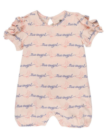 Wrangler America baby girls Ruffle Onesie