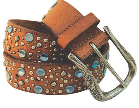 Roper Womens 1.1/2" Belt (8832790) Genuine Leather With Nail