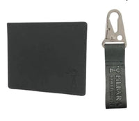 Pilbara Leather Wallet And Leather Keychain