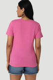 Women's Wrangler Retro® Short Sleeve Slim Fit Rope Logo T-Shirt Ibis Rose