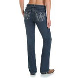 Wrangler Womens Ultimate Riding Jean - Q Baby Booty Up Wild Streak