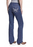 Wrangler Womens Ultimate Riding Jean - Q Baby Booty Up Wild Streak