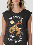 WOMENS WRANGLER WANTED & WILD CUFFED TANK:PHANTOM:3X