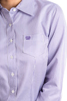 Cinch women’s strip shirt MSW9164087 PUR TENCEL
