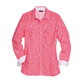 Tin Haul Women's Cotton Lawn Print Shirt - Pink