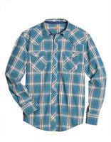 Tin Haul Men's Collection Shirt - Blue Plaid