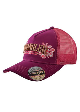 WRANLGER WOMENS HEATHER CAP - PLUM/PINK
Wrangler