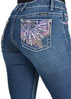 Pure Western Womens Willa Bootcut Jeans 32 Inch Leg