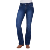 Pure Western Women's Trisha Boot Cut Jean 34" Leg True Blue