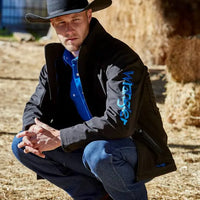 Wrangler Mens Logo Softshell Weatherproof Jacket