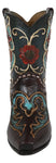 Western Cowboy Faux Tooled Leather Butterfly Cowboy Boot Pen Holder Flower Vase