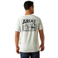 Ariat mens echo valley tee quiet tide