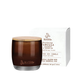 Urban Rituelle Vanilla, Lavender & Geranium
Scented Soy Candle | 140gm