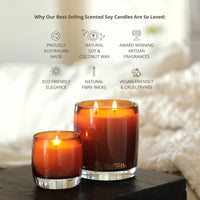 Urban Rituelle Vanilla, Lavender & Geranium
Scented Soy Candle | 140gm