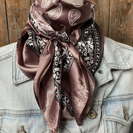 Two Tone Paisley Wild Rag / Scarf WR2557