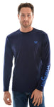 Wrangler Mens Sleeve Logo L/S T-Shirt