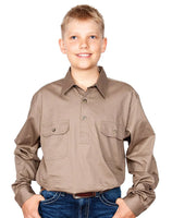 JUST COUNTRY
Boy's - Lachlan - 1/2 Button - 30303BWN