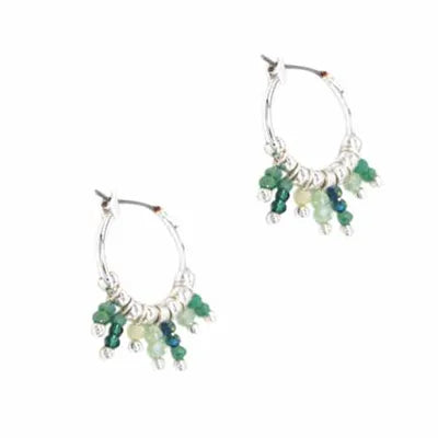 Beaded hoop earrings ces3047svgr