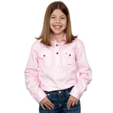 Girl's - Kenzie - 1/2 Button 60606PNK