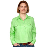 JUST COUNTRY
Women's - Jahna - 1/2 Button lime green 
50505LGN-XSML.