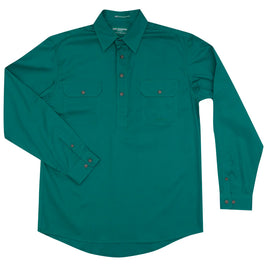 Just Country Men's - Cameron - 1/2 Button
Dark green
