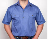 JUST COUNTRY
Men's - Adam - 1/2 Button Short Sleeve
10104BLU