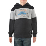 Pure Western Boys Watson Pullover Hoodie-Black/Charcoal