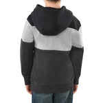 Pure Western Boys Watson Pullover Hoodie-Black/Charcoal