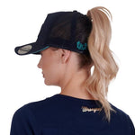 Wrangler Cap Nat HP Trucker Ponytail Styler