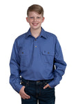 JUST COUNTRY
Boy's - Lachlan - 1/2 Button
30303BLU-XSML.