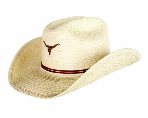 SUNBODY HATS
Kids Cattleman Palm Leaf Hat - Natural/Single Longhorn
HGKC-1HB1
Regular price