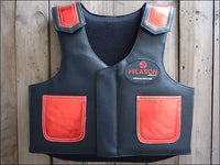 Bull Riding Vest Hilason Kids Junior Youth Bull Pro Rodeo Leather