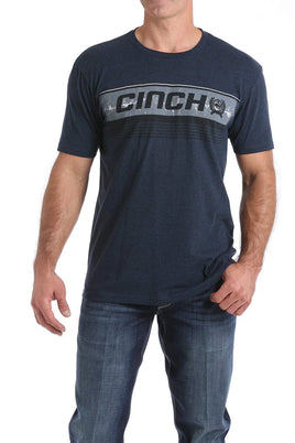 Cinch Mens Tee - Classic Logo Navy Heather (MTT1690375)