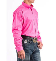 Cinch men’s arena shirt pink