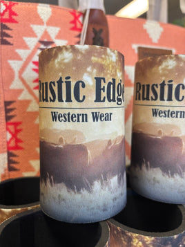 Rustic edge stubby cooler holder The muster