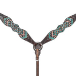 Western Horse Headstall Breast Collar Leather Brown: Headstall