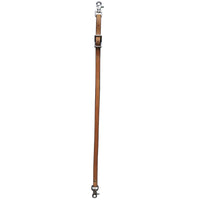 Horse Adjusts 3/4" - 26" Size Leather Breast Collar: Mahogany