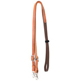 8 Ft Horse Western Leather Rubber Grip Barrel Reins