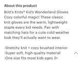 Britts knits kids gloves