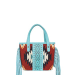 MW1172-923 Montana West Aztec Tapestry Small Tote/Crossbody