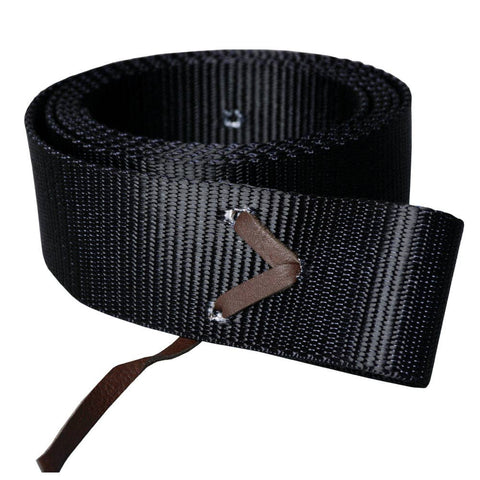 Fashion Prints 6 Feet Nylon Tie Strap: Black